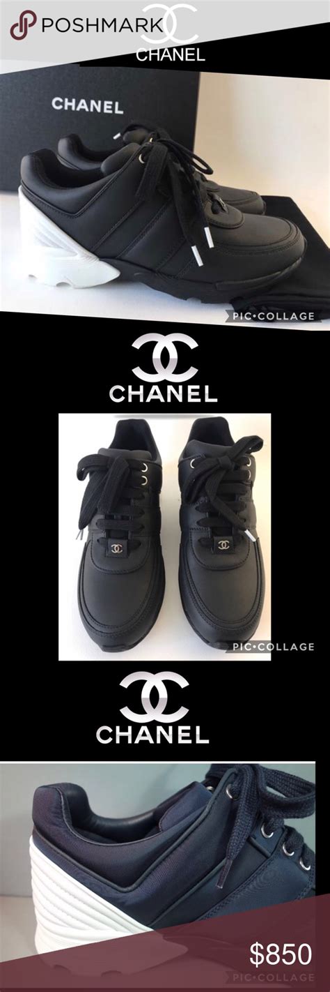 chanel loft shoes|Chanel leather sneakers.